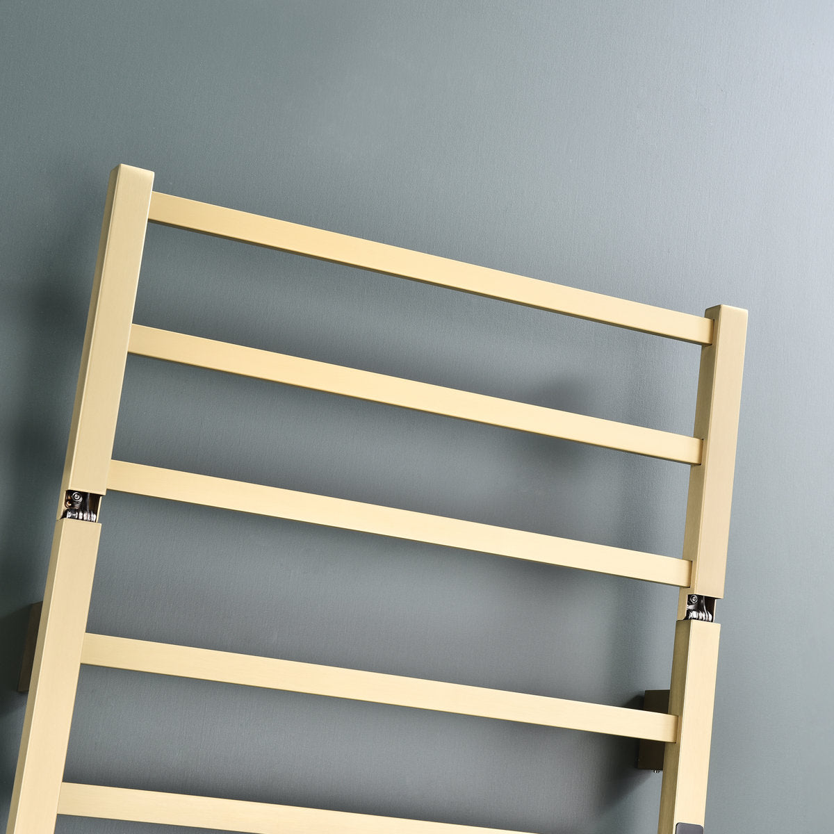 Traditional Towel Rail Towel Warmer FK07+ - Brushed Gold