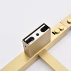 Traditional Towel Rail Towel Warmer FK07+ - Brushed Gold