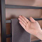 Traditional Towel Rail Towel Warmer FK07 - Matte Black