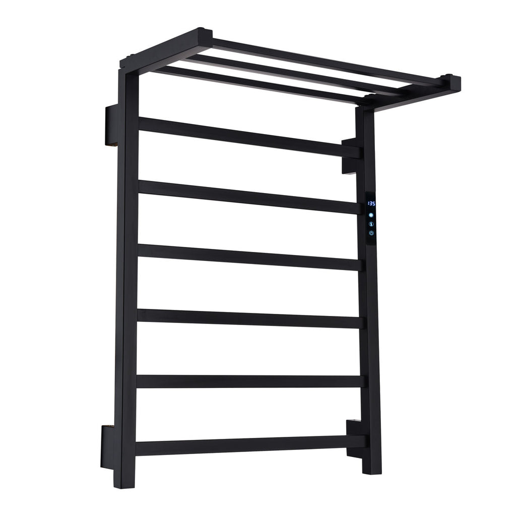 Traditional Towel Rail Towel Warmer FK07 - Matte Black