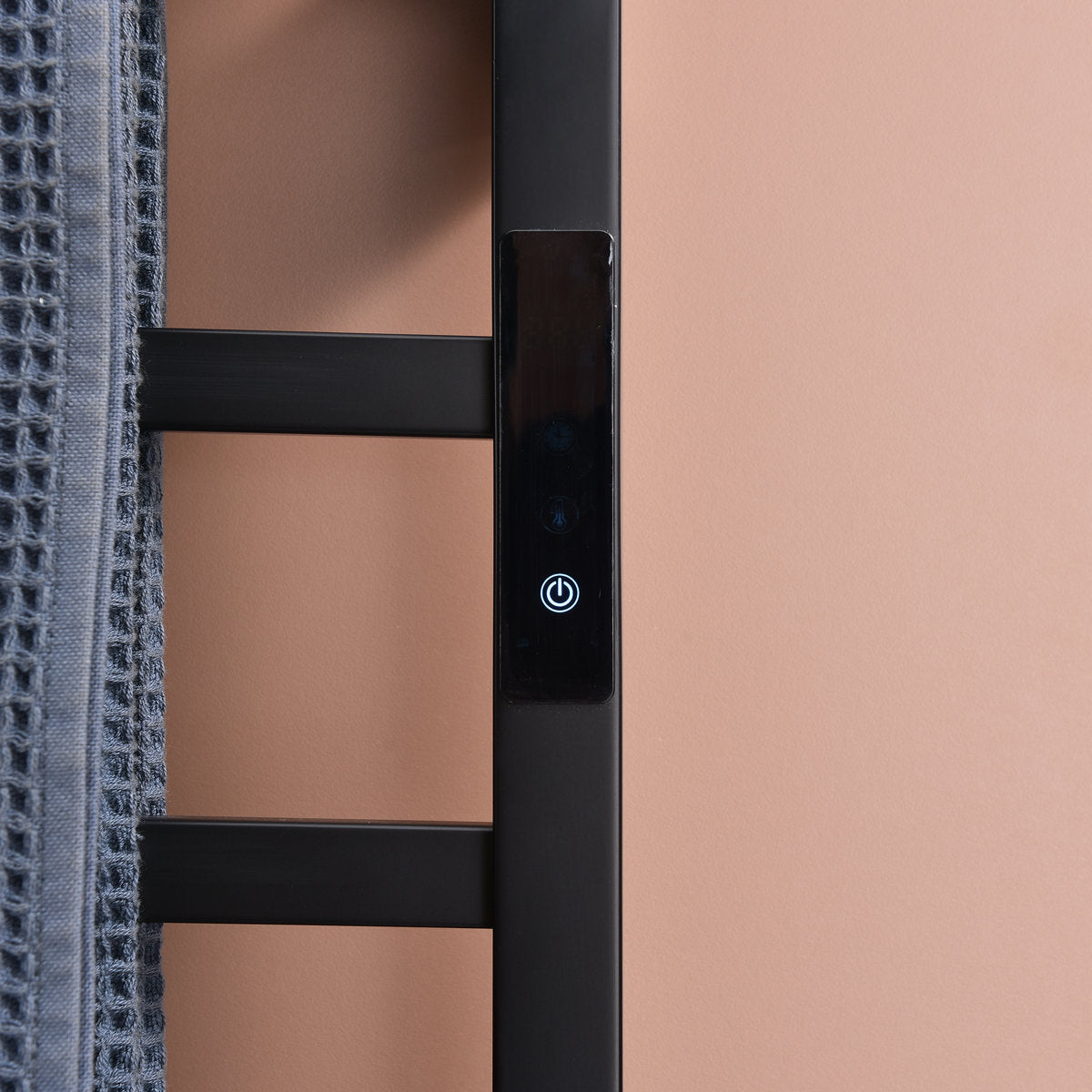 Traditional Towel Rail Towel Warmer FK07 - Matte Black