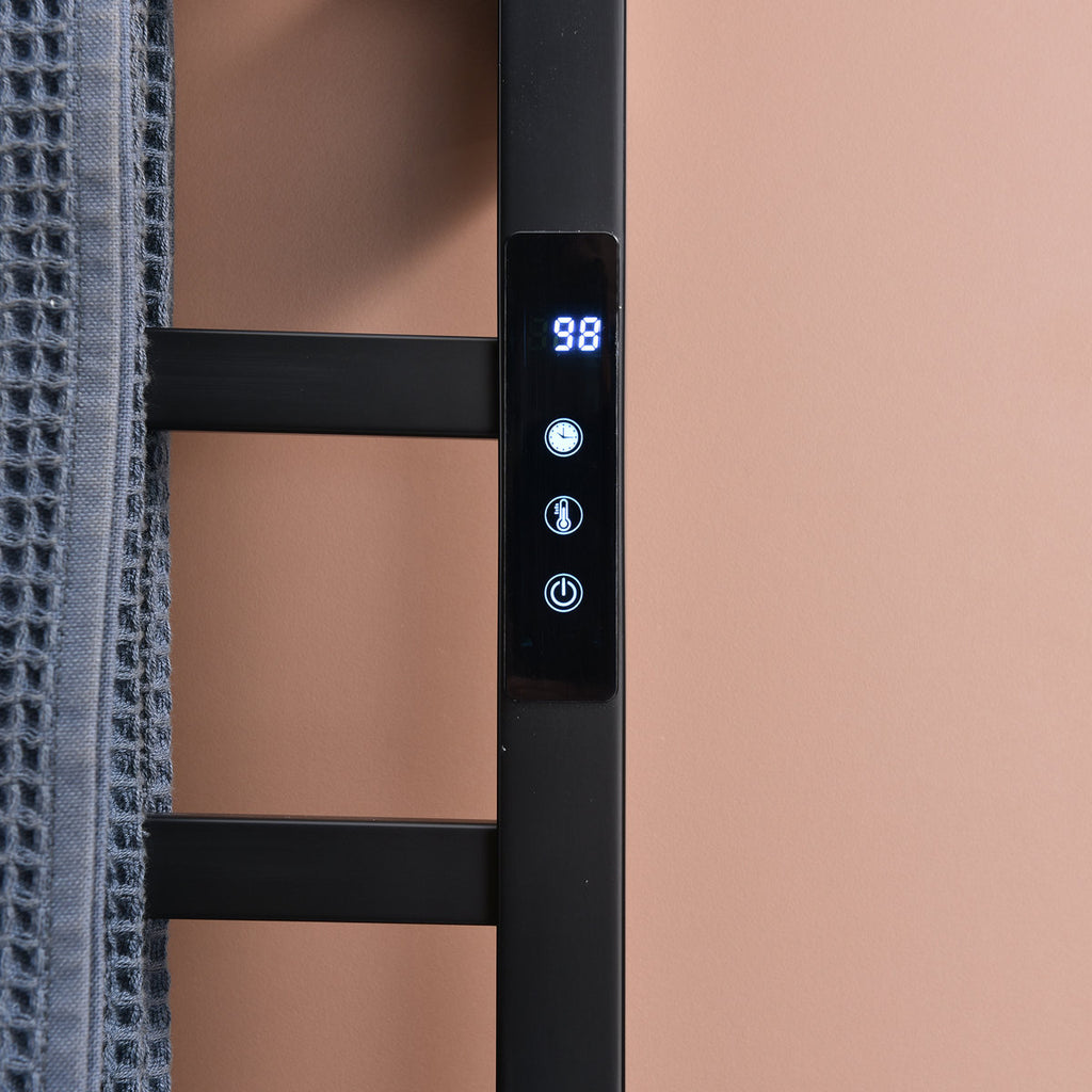Traditional Towel Rail Towel Warmer FK07 - Matte Black