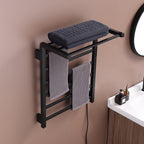 Traditional Towel Rail Towel Warmer FK07 - Matte Black