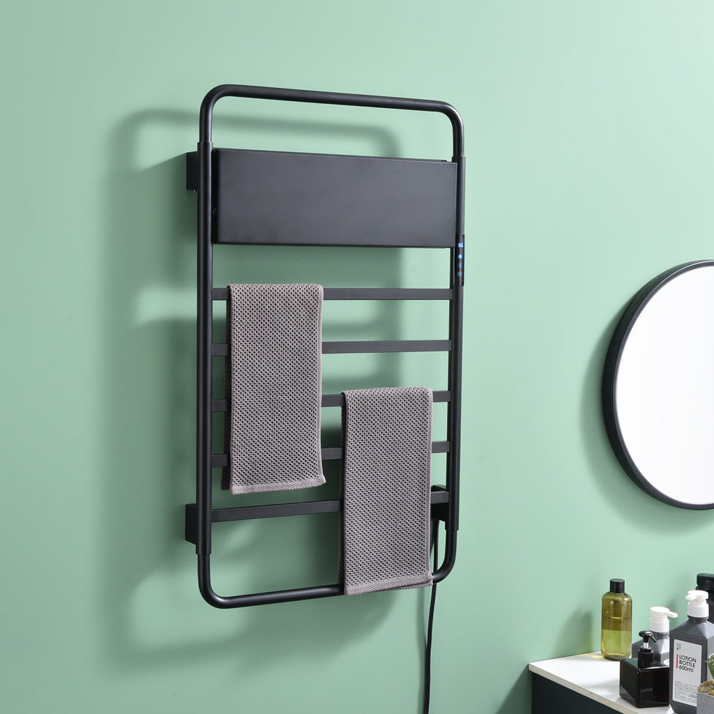 Traditional Towel Rail Towel Warmer LS012 - Black