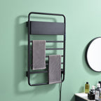 Traditional Towel Rail Towel Warmer LS012 - Black