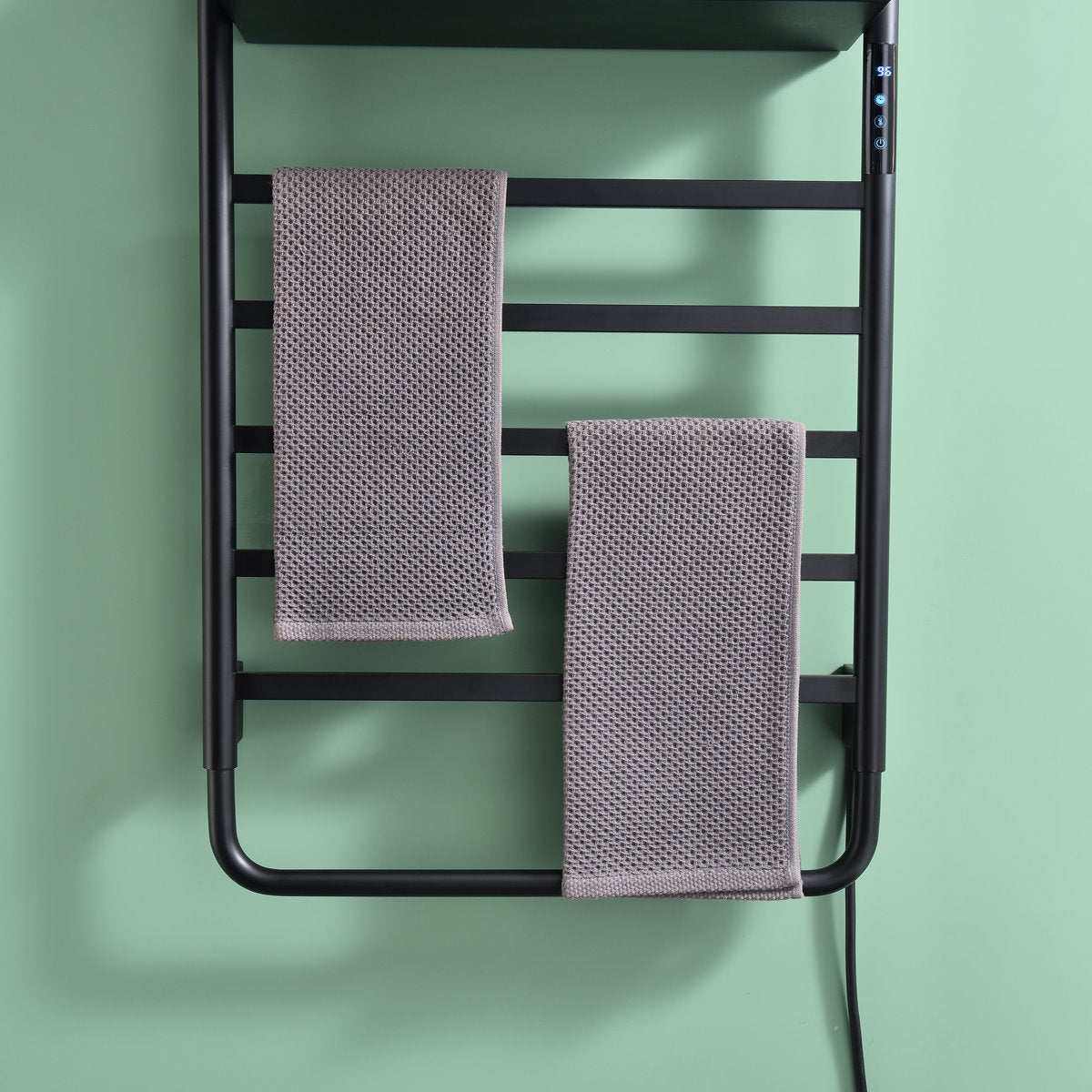 Traditional Towel Rail Towel Warmer LS012 - Black