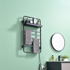 Traditional Towel Rail Towel Warmer LS012 - Black