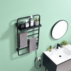 Traditional Towel Rail Towel Warmer LS012 - Black