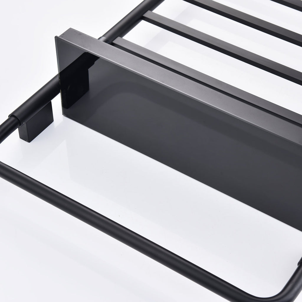 Traditional Towel Rail Towel Warmer LS012 - Black