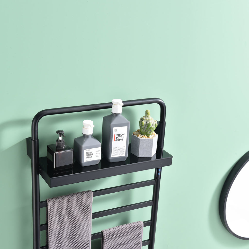 Traditional Towel Rail Towel Warmer LS012 - Black