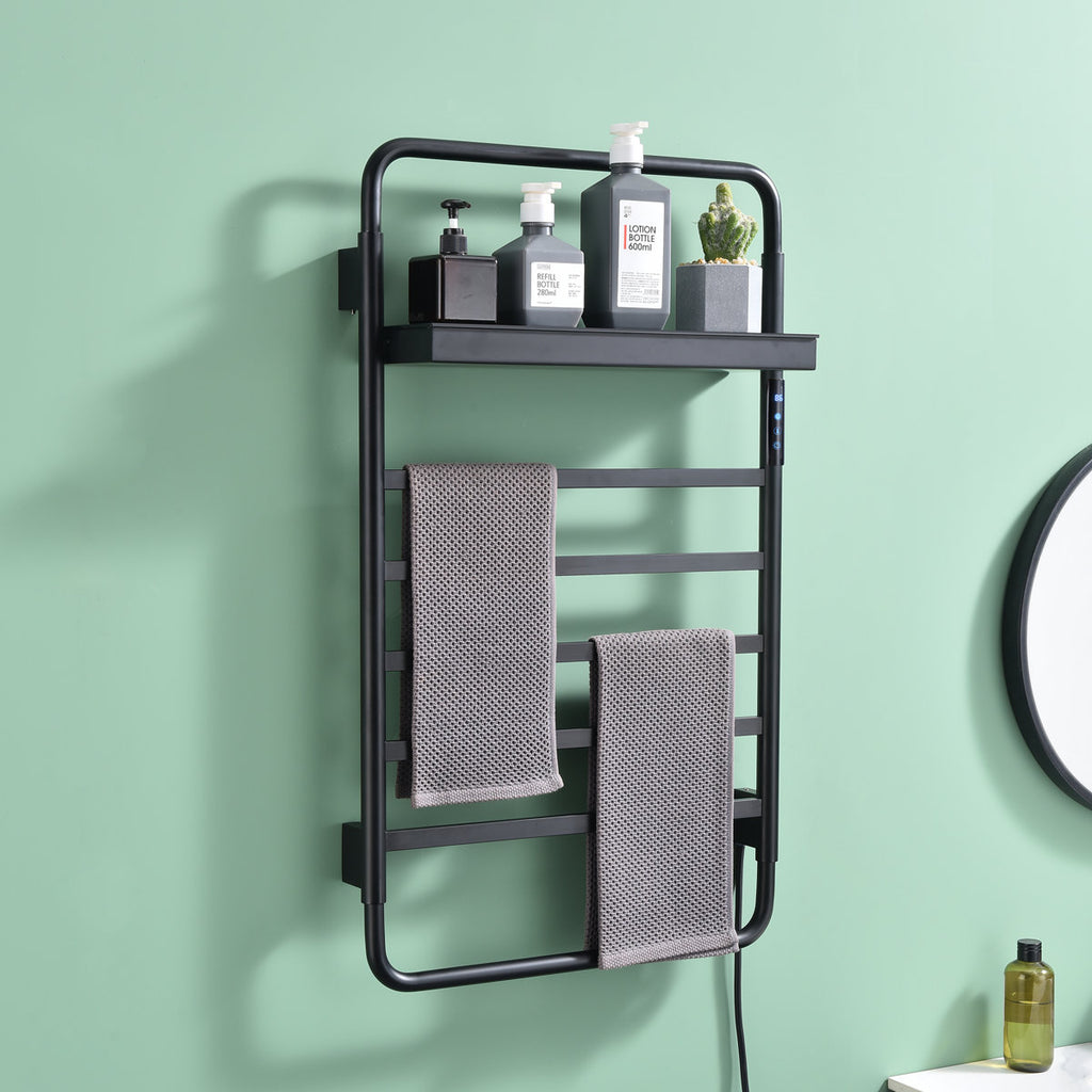 Traditional Towel Rail Towel Warmer LS012 - Black