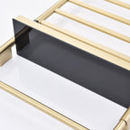 Traditional Towel Rail Towel Warmer LS013 - Brushed Gold