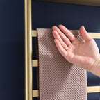 Traditional Towel Rail Towel Warmer LS013 - Brushed Gold