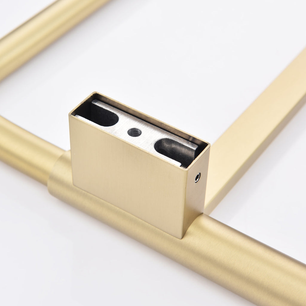 Traditional Towel Rail Towel Warmer LS013 - Brushed Gold