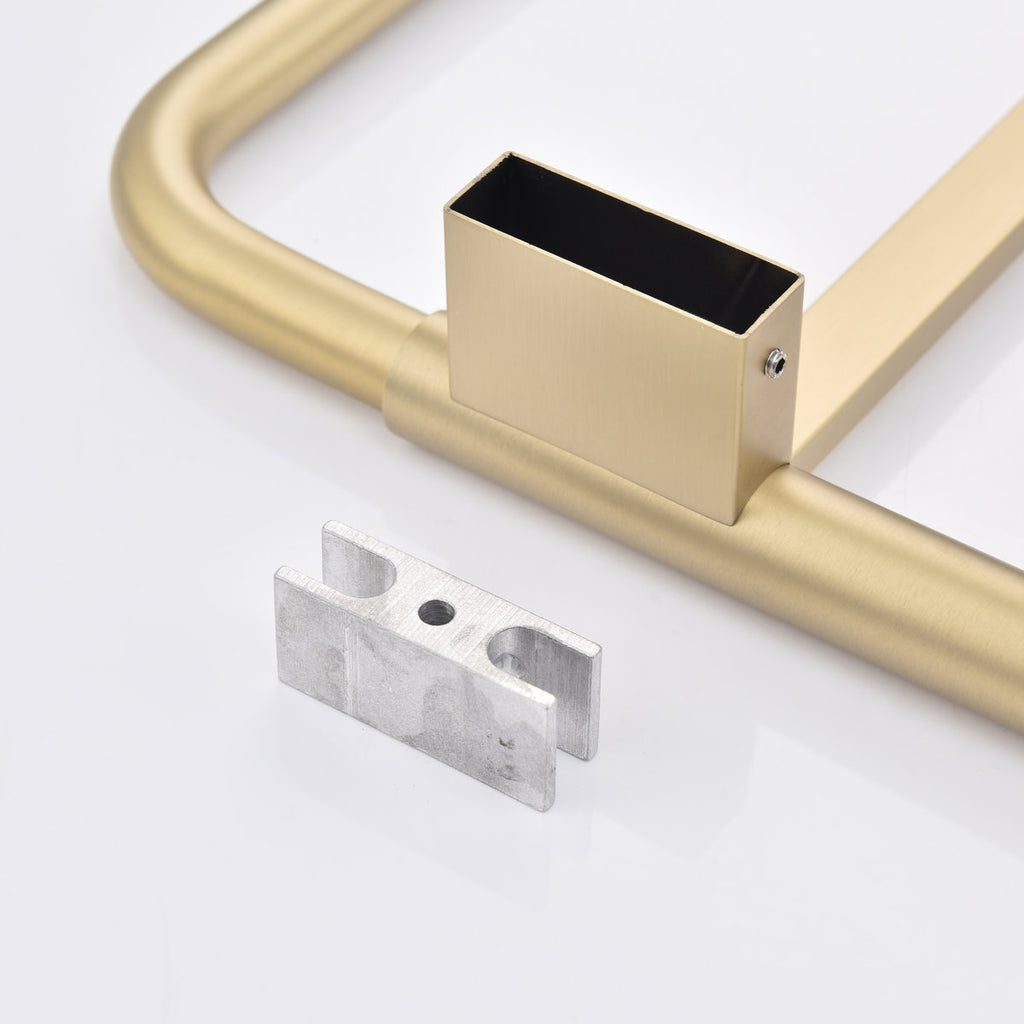Traditional Towel Rail Towel Warmer LS013 - Brushed Gold