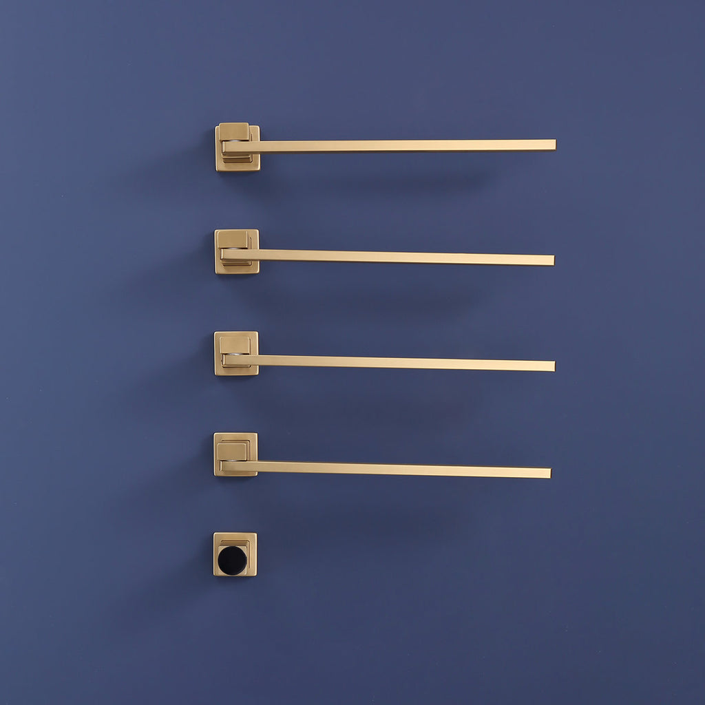 Traditional Towel Rail Towel Warmer FK016 - Gold