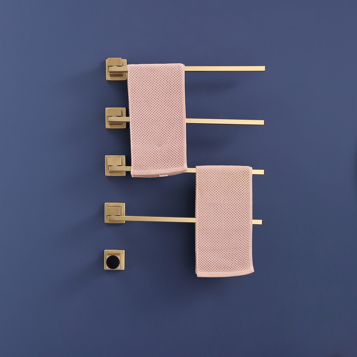 Traditional Towel Rail Towel Warmer FK016 - Gold