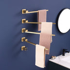 Traditional Towel Rail Towel Warmer FK016 - Gold
