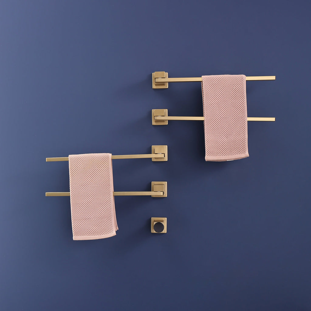 Traditional Towel Rail Towel Warmer FK016 - Gold