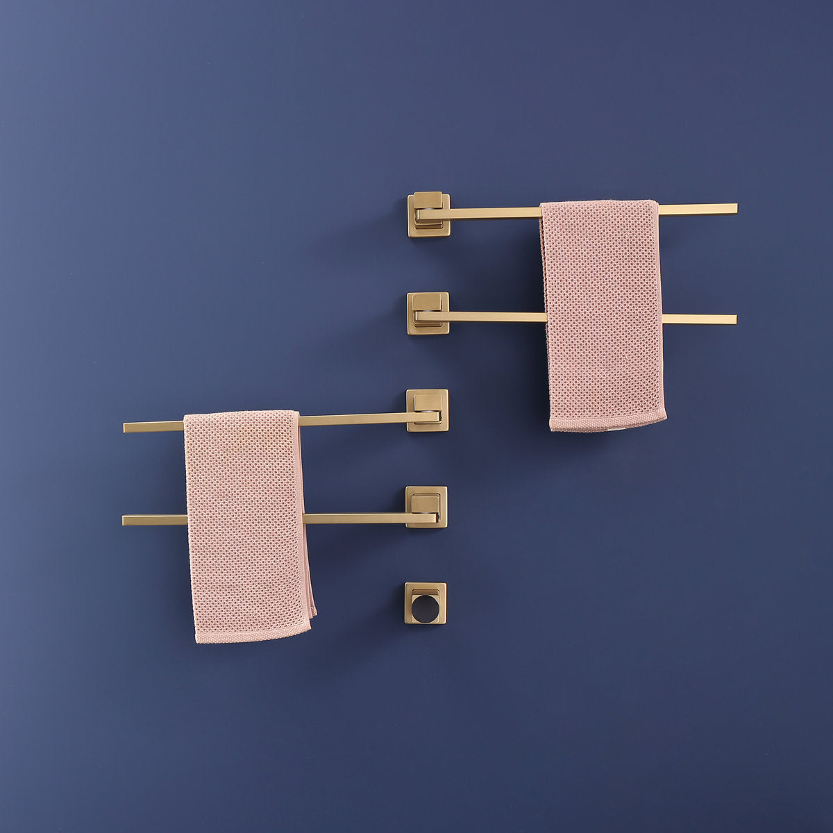 Traditional Towel Rail Towel Warmer FK016 - Gold