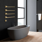 Traditional Towel Rail Towel Warmer FK016 - Gold