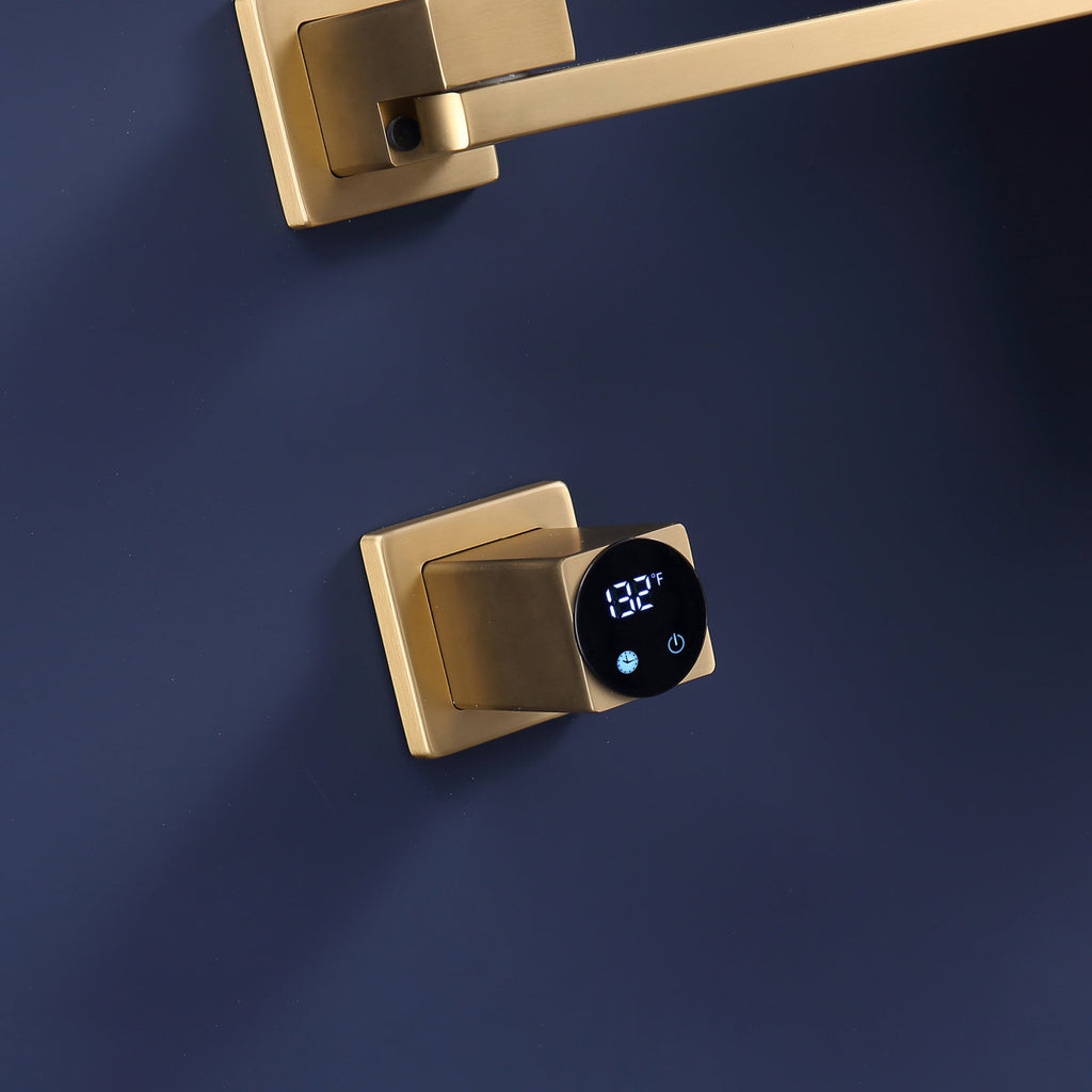 Traditional Towel Rail Towel Warmer FK016 - Gold