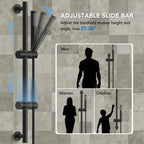 PressureBalanced Shower System, 10" Rainfall Dual Showerheads with Handheld Shower LP03320-LY - Matte Black