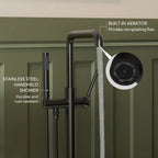 Single Handle Freestanding Tub Filler with Diverter LP900-YG - Matte Black