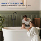 Single Handle Freestanding Tub Filler with Diverter LP900-YG - Matte Black