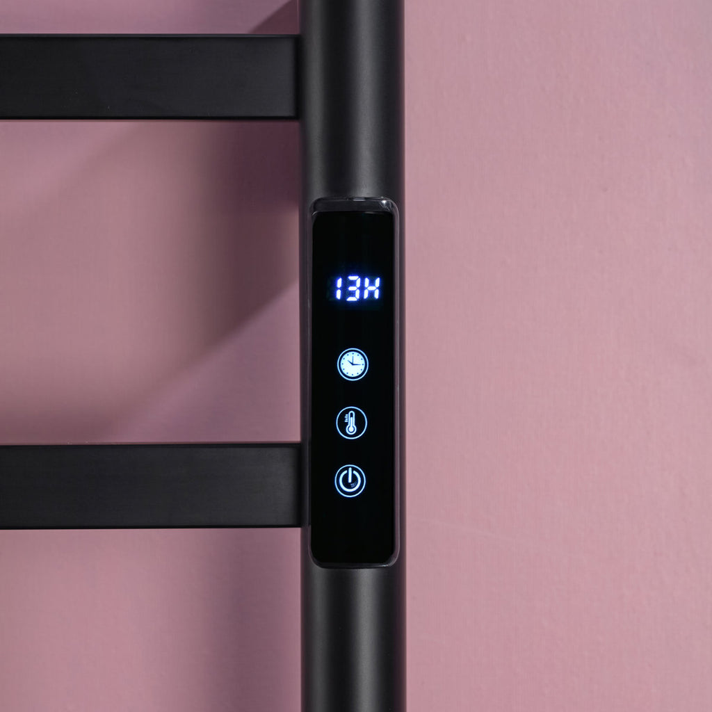 Traditional Towel Rail Towel Warmer FK02 - Matte Black