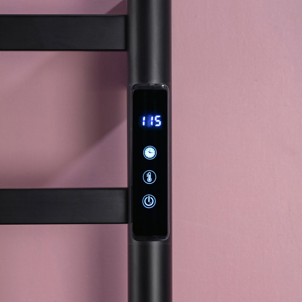 Traditional Towel Rail Towel Warmer FK02 - Matte Black