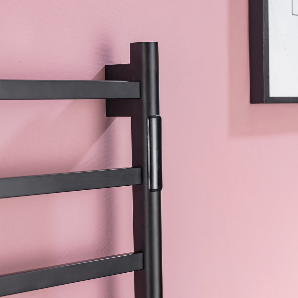Traditional Towel Rail Towel Warmer FK02 - Matte Black
