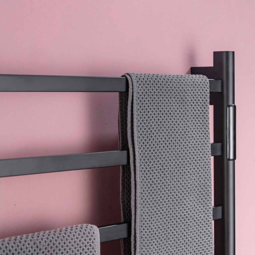 Traditional Towel Rail Towel Warmer FK02 - Matte Black