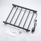 Traditional Towel Rail Towel Warmer FK02 - Matte Black