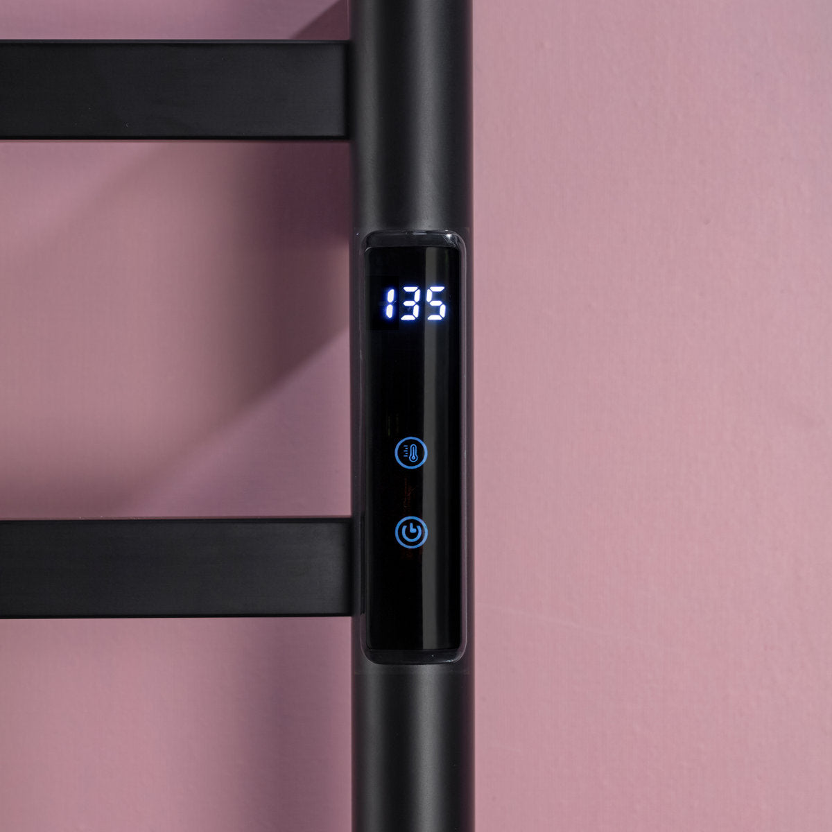 Traditional Towel Rail Towel Warmer FK02 - Matte Black