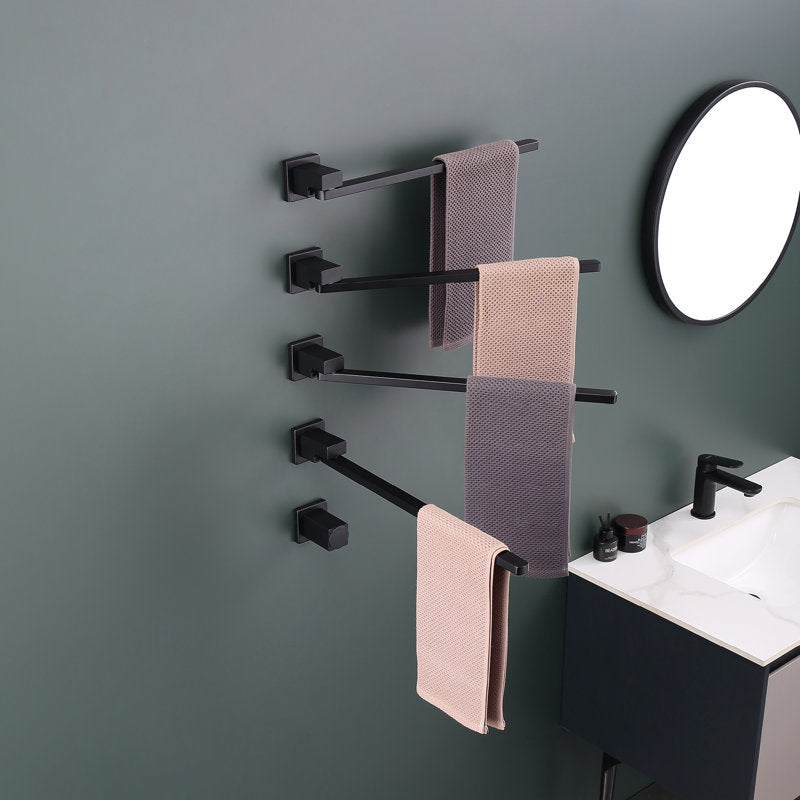 Traditional Towel Rail Towel Warmer FK015 - Black