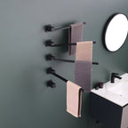 Traditional Towel Rail Towel Warmer FK015 - Black