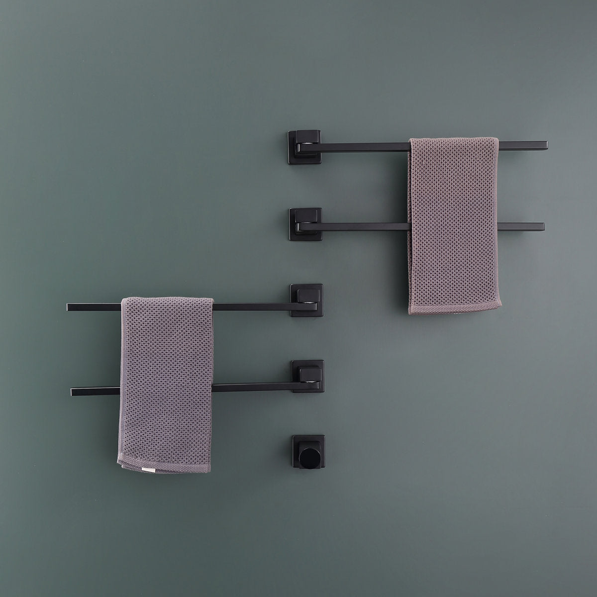 LPVLPV Traditional Towel Rail Towel Warmer FK015 - Black