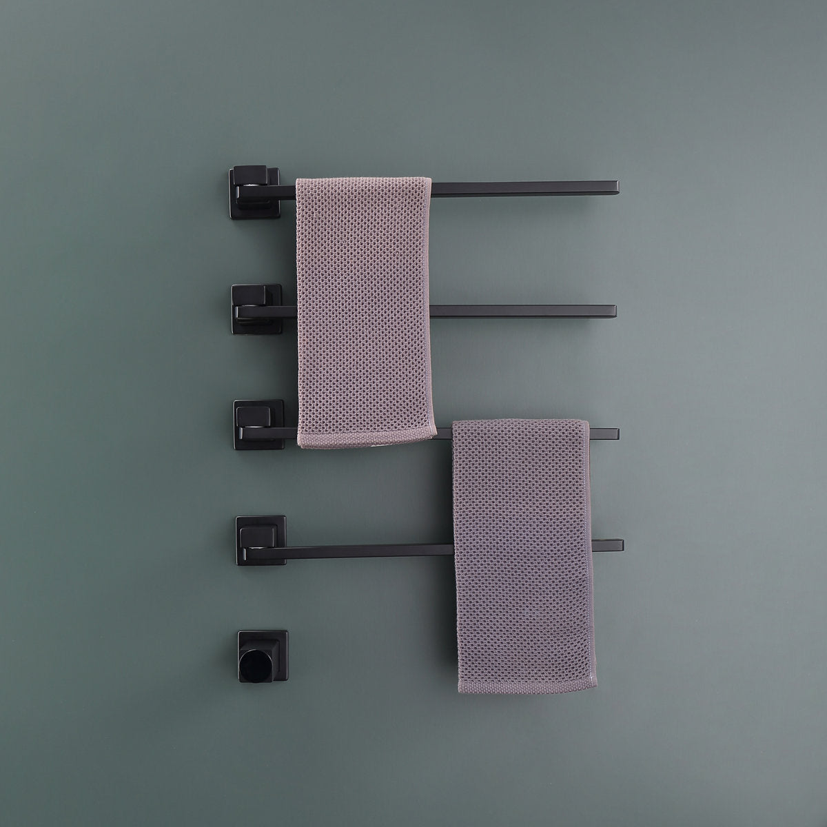 LPVLPV Traditional Towel Rail Towel Warmer FK015 - Black