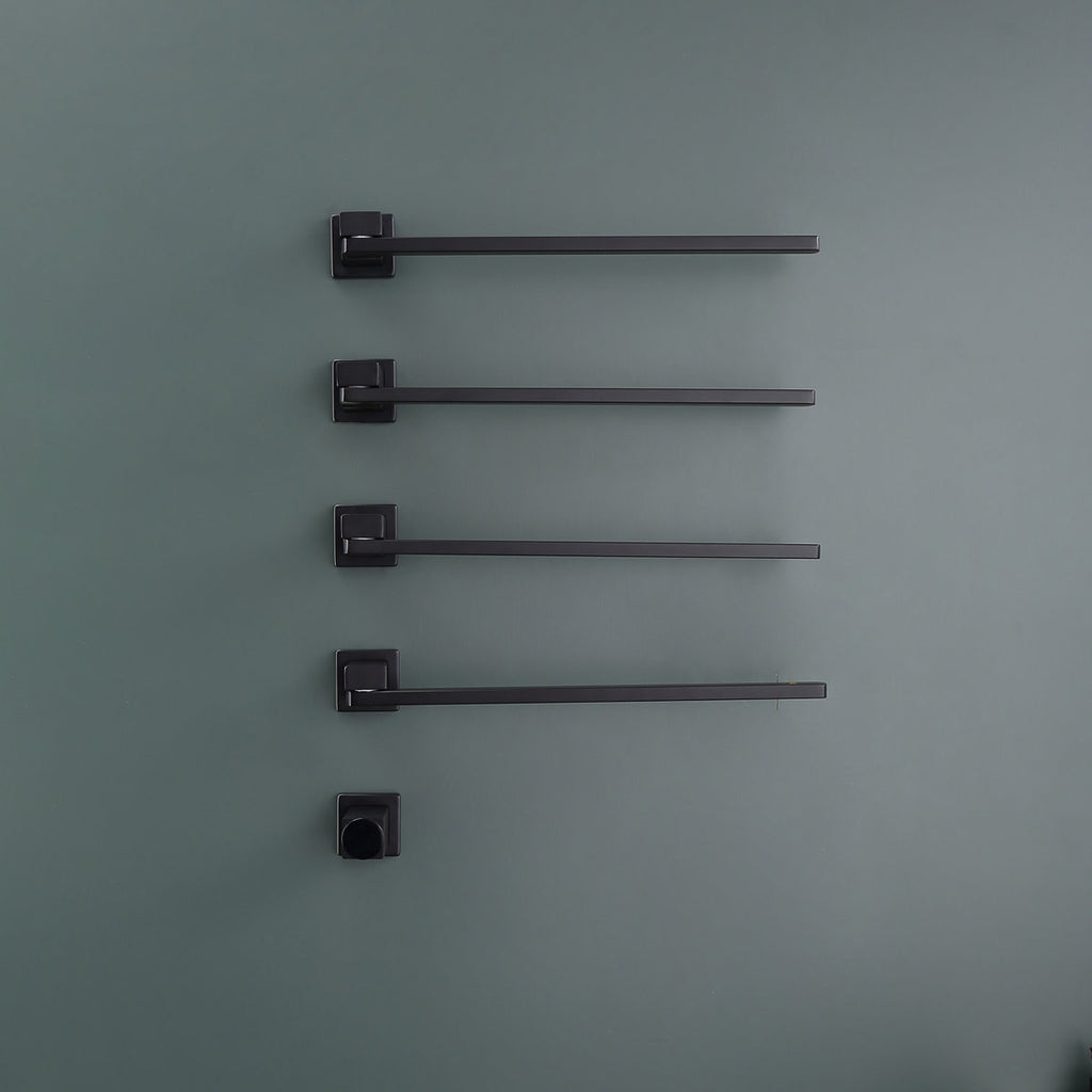 LPVLPV Traditional Towel Rail Towel Warmer FK015 - Black