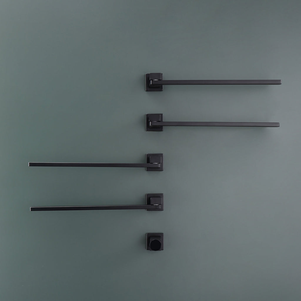 LPVLPV Traditional Towel Rail Towel Warmer FK015 - Black