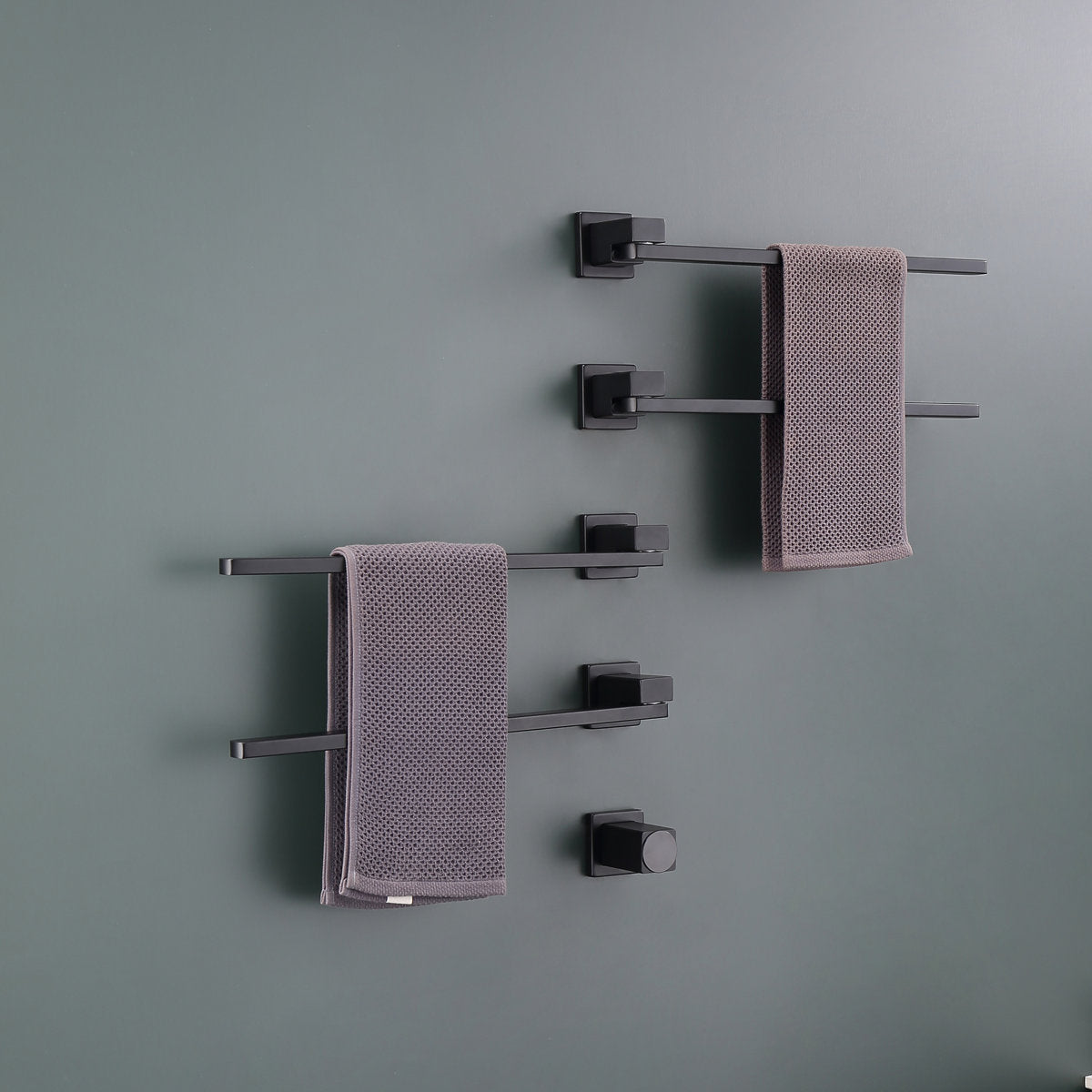 LPVLPV Traditional Towel Rail Towel Warmer FK015 - Black