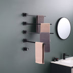 Traditional Towel Rail Towel Warmer FK015 - Black