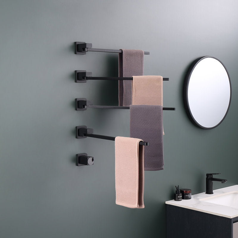 Traditional Towel Rail Towel Warmer FK015 - Black