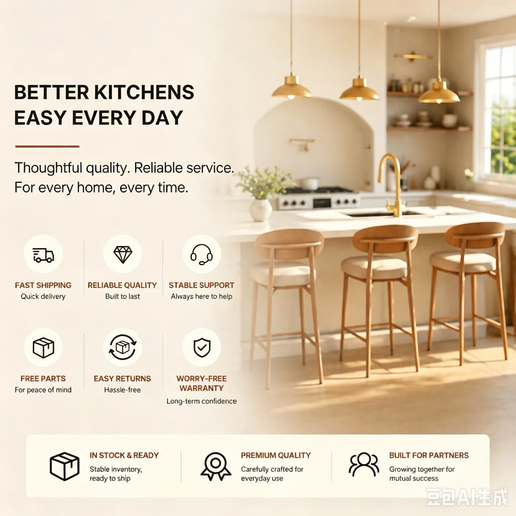 Contemporary Commercial-Style 2-Function Single-Handle Pull-Down Kitchen Faucet with LED Base LP33412098-CF - Brushed Gold